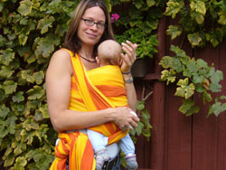 Tanja Winkelhahn und Baby